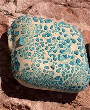 Afbeelding in Gallery-weergave laden, Keramisch 3 luikje | RememberYou  Turquoise No. 1  | 80x80mm