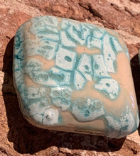 Afbeelding in Gallery-weergave laden, Keramisch 3 luikje | RememberYou  Turquoise No. 1  | 80x80mm