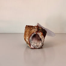 Afbeelding in Gallery-weergave laden, GLAZEN BLAADJE OP EEN MINERALE STEEN | UNICA