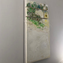 Afbeelding in Gallery-weergave laden, SIX PANEL 135|70 |MOVING DOTS| GREEN I ENCAUSTIC