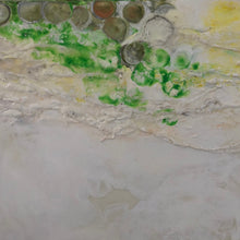 Afbeelding in Gallery-weergave laden, SIX PANEL 135|70 |MOVING DOTS| GREEN I ENCAUSTIC