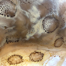 Afbeelding in Gallery-weergave laden, FIVE PANEL 130|50 |MOVING DOTS| RED|ORANGE I ENCAUSTIC