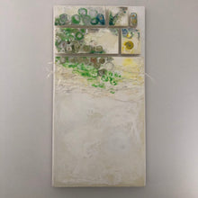 Afbeelding in Gallery-weergave laden, SIX PANEL 135|70 |MOVING DOTS| GREEN I ENCAUSTIC
