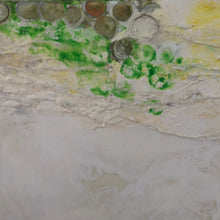 Afbeelding in Gallery-weergave laden, SIX PANEL 135|70 |MOVING DOTS| GREEN I ENCAUSTIC
